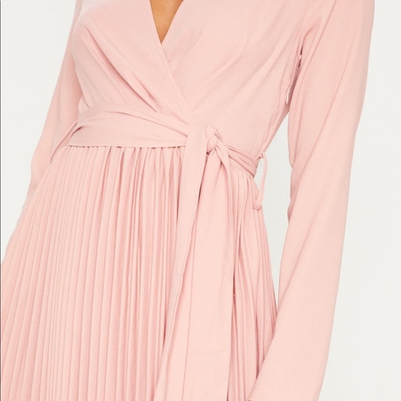 PLT PLUS PLEATED MIDI DRESS - Picture 2 of 5